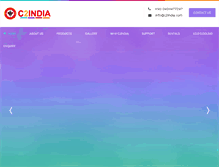 Tablet Screenshot of c2india.com